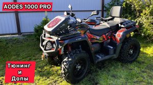 ТЮНИНГ AODES Pathcross 1000 PRO 24 год. Доп оборудование