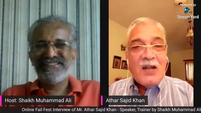 Online Fail Fest Interview of Mr. Athar Sajid Khan - Motivational Speaker | Life Coach (2020) смотреть онлайн