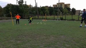 Allenamento dei portieri