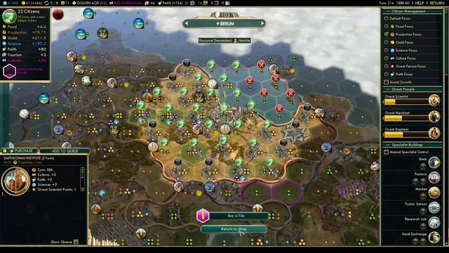 Civilization V (Mods) - German Empire (Adolf Hitler), Part II, 18.10.2021 смотреть онлайн