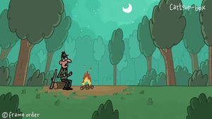 The GREATEST Camping Tradition _ Cartoon Box 419 _ by Frame Order
