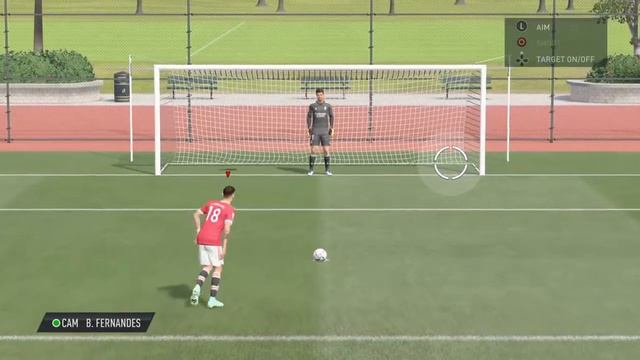 Bruno fernandes penalty Fifa 22