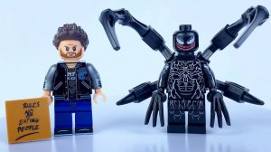 Неоригинальные ЛЕГО Минифигурки Венома и Эдди Брока от компании WM Blocks #лего #марвел #веном