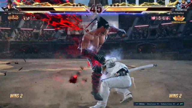 RED RANK ON TEKKEN 8 JIN VS YOSHIMITSU смотреть онлайн