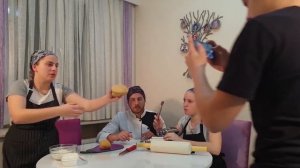 Evde 6 tip İtalyan Makarnası Yaptık / 3 metre hamur açtık / Kardeşler Mutfakta #3