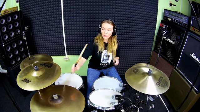 Serj Tankian "Empty Walls" (Drumc cover by Юля Небольсина, упрощенная версия)