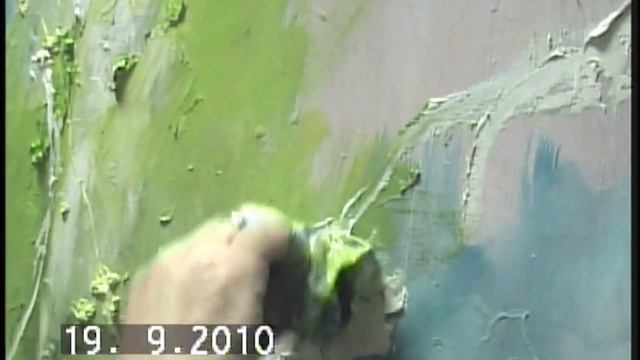 Live Painting ( Abstract expressionisme ) with guitar music:  Ton Hasenaar & Hans Domevscek