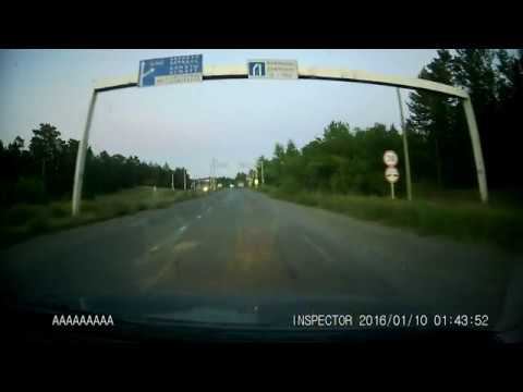 Проезд через город Семей (Семипалатинск) 2019. Тест видеорегистратора ARTWAY AV-390.