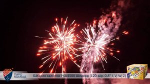 Батарея салютов PKU4500 Шедевр (120 зар. 0,8)