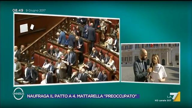 9 giungno 2017, Omnibus La7, Laura Ravetto FI su voto legge elettorale смотреть онлайн