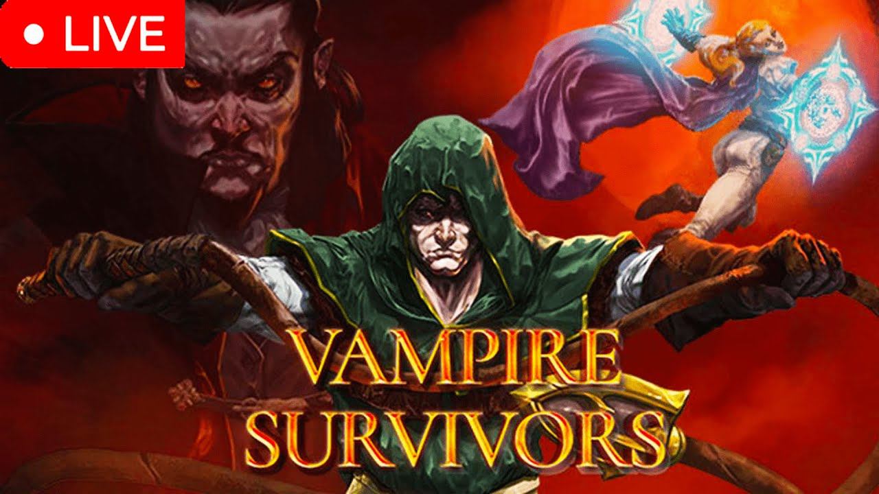Я не хочу писать шутку второй раз ► Vampire Survivors LIVE STREAM. смотреть онлайн
