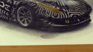 3D Drawing Painting DDE Ferrari 458 by Stefan Pabst