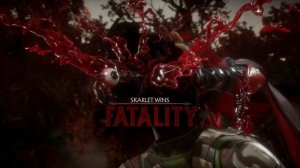 MK11 Ultimate : Scarlett - Fatalities and Brutality.