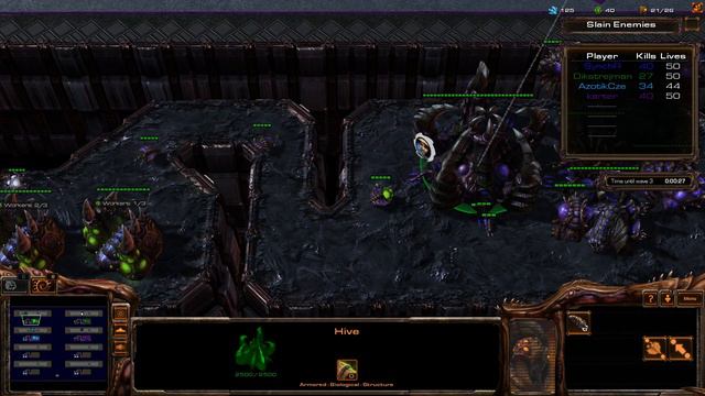 Starcraft 2 - (ARCADE) 136 - Lurker Defense... in Space! v1.2 - Azotik, Karter a dik смотреть онлайн