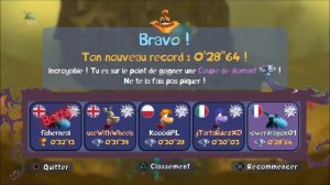 Top 10 Tower speed players on Rayman Legends