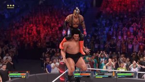 WWE 2k22 : Ray Mysterio vs Kane & Andre the Giant & Braun Strowman - Handicap Match Survivor Series