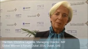 Exclusive interview with Christine Lagarde, IMF Managing Director at #GWFDubai in Dubai