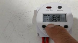 Подключение электронного таймера