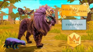 Играем за эксклюзивного льва в новом оттенке ❄ WildCraft