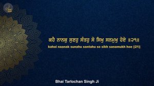 Anand Sahib - Path | Bhai Tarlochan Singh Ji | Nanak Naam | 2022