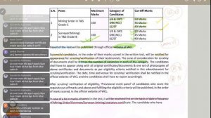 लो सच मे आ गयी Sirdar & Surveyor VACANCY WCL 2021