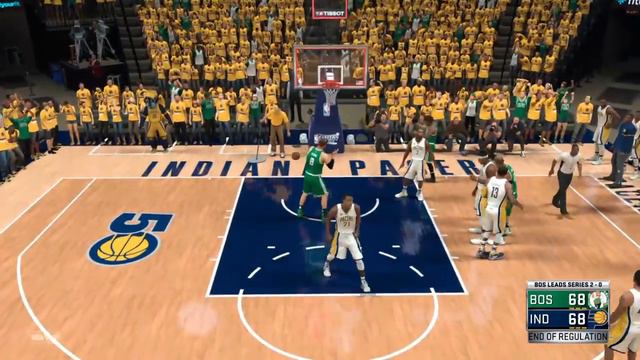 NBA 2K17 плей офф перевод в овертайм смотреть онлайн