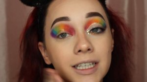 PRIDE RAINBOW CUT CREASE TUTORIAL | Hooded Eyes | Lena Conrad