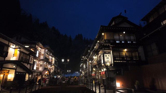 【4K】Walking Ginzan Onsen at Night ,Yamagata | JAPAN 2024 смотреть онлайн
