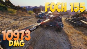 Foch 155 - 5 Фрагов 10.9K Урона - Материальный! - Мир Танков