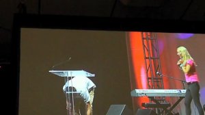 Zach King (FinalCutKing) and Jenna Marbles at Vidcon