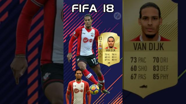 VIRGIL VAN DIJK FIFA EVOLUTION 13-23 #easports #fifa #vandijk #liverpool #epl #ucl #fifa22 #fifa23