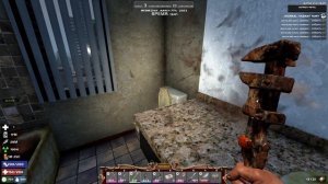 7 Days to Die A21 ч259 Меня зомби скинул с крыши ЧЕГО
