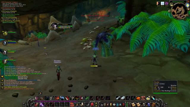 WoW Vanilla Wailing Caverns смотреть онлайн