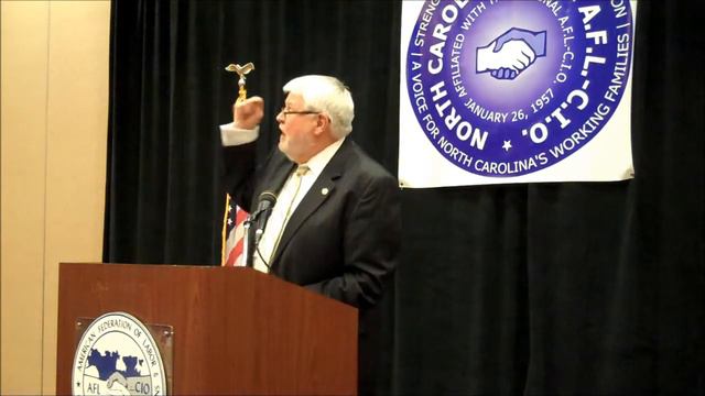 NC: AFL-CIO Convention Keynote by J. David Cox, "Don't ever give up!" смотреть онлайн