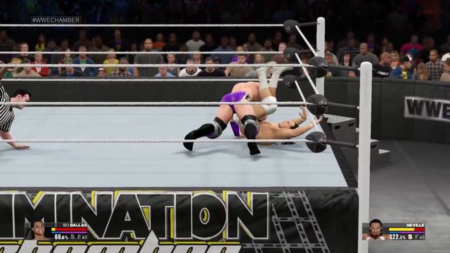 WWE 2K15 Bo Dallas vs Neville (Singles Match) Elimination Chamber 2015 смотреть онлайн