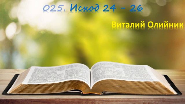 025. Исход 24 - 26 смотреть онлайн