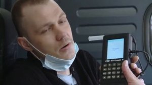 Предрейсовый осмотр в передвижном пункте. Мед+тех+БДД