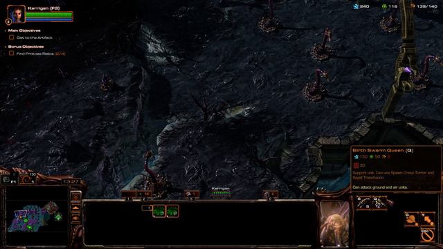 StarCraft II WOL Zerg Edition Mission 6 Smash and Grab Brutal смотреть онлайн