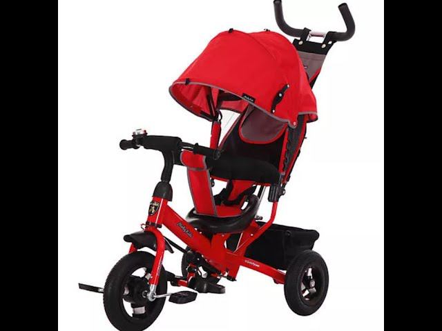 Moby Kids Comfort Air 10/8 детский трехколесный велосипед Видеообзор. смотреть онлайн