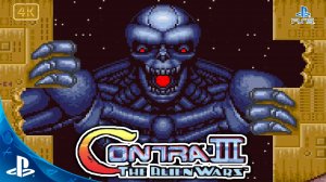 Contra 3.The Alien Wars(1992-SNES).Уровень 3.Sony PlayStation 5.4K.PS5.🎮