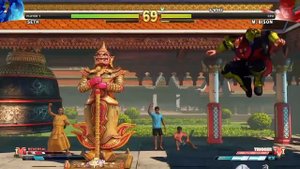Seth vs M. Bison (Hardest AI CPU) - Street Fighter 5