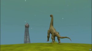 Giant Brachiosaurus vs Titanus Mokele-MbeMbe | SPORE