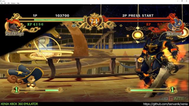 Xenia Xbox 360 Emulator - Battle Fantasia Ingame #2 TEST!