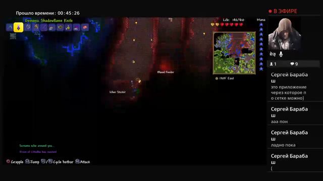 Стрим по  Terraria