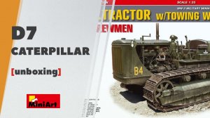 Caterpillar D7 - модель гусеничного трактора с лебедкой от Miniart