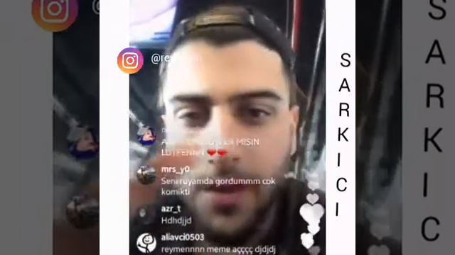 REYNMEN (yusuf aktas) INSTAGRAM CANLI YAYINDA!! MUKEMEL SARKILAR😁