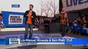 Ben Platt and Lin Manuel Miranda sing Found Tonight