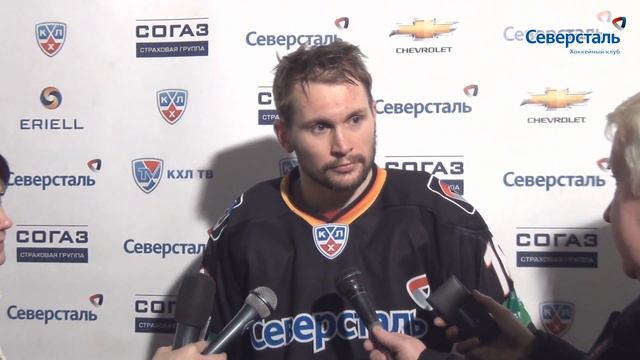 Северсталь - Амур 21.01.2013: комментарии Никласа Бергфорса смотреть онлайн