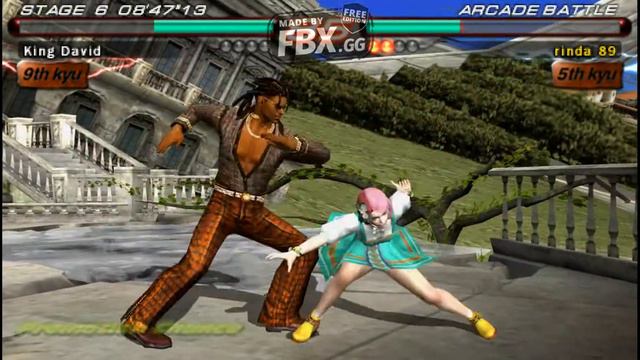 EDDY VS ALISA TEKKEN 6 Gameplay on PSP and PS VITA смотреть онлайн