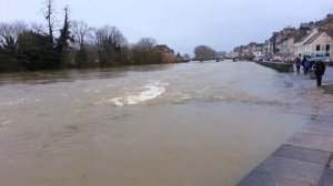 Redon Vilaine en crue 9 Février 2014